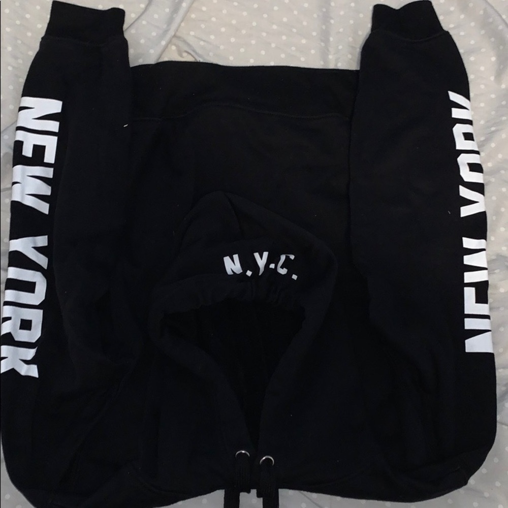 black hoodie